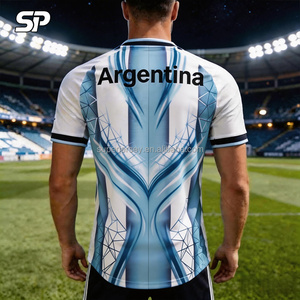 Camiseta de Fútbol <span class=keywords><strong>Argentina</strong></span> 2026 de Alta Calidad, Edición Jugador Local y Visitante, Hecha de Tela de Secado Rápido - Product Image 1
