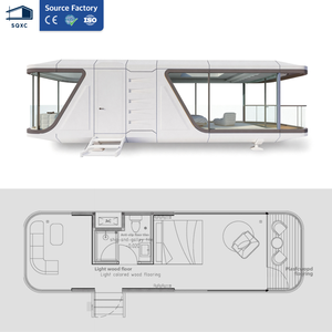 SQXC Villa de Luxe, Maison Capsule Spatiale, <span class=keywords><strong>Suite</strong></span> Familiale Hôtelière Classique, Maison Modulaire Conteneurisée Optimisant l'Espace, Cabane Confortable - Product Image 2