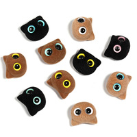 Perles en forme de chat moelleuses en gros pour la fabrication de chaînes de téléphone DIY