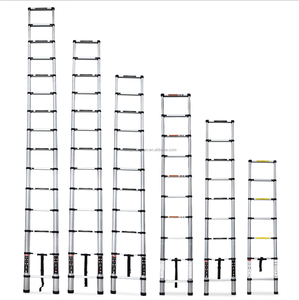 <span class=keywords><strong>Escalera</strong></span> Telescópica Plegable de Aluminio Estable, <span class=keywords><strong>Escalera</strong></span> <span class=keywords><strong>Extensible</strong></span> Telescópica para Uso en Almacenes - Product Image 3