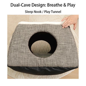 Hot Selling Luxus Multifunktion ale Katzen nest Outdoor Pet House Tier Katze Höhle für Hunde Kunststoff Home Friendly Cattery Kennel - Product Image 3