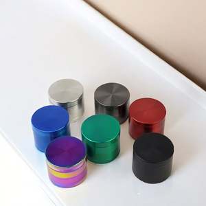 Superior Metal Zinc Alloy 50mm 4 Layers Herb Grinder Factory Custom <b>Smoking</b> Herb Grinder for Sale - Product Image 5