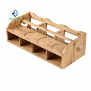 Wooden Kitchen Spice RackBamboo Spice Rack Bamboo Spice Jar Shelves