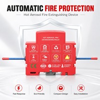 Extincteur automatique d'incendie à aérosol monté sur rail DIN, type MCB, équipement de protection incendie pour boîtier MCB