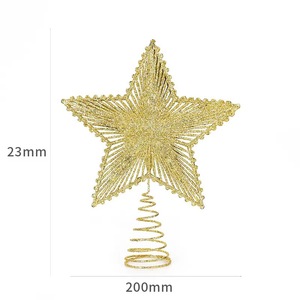 Étoile de Noël pour le sommet de l'arbre, lumières LED, lampe étoile scintillante, lumière nocturne scintillante, décorations pour le sommet de l'arbre de Noël, décorations de fête du Nouvel An - Product Image 6