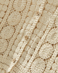 Nouvelle Collection <span class=keywords><strong>Été</strong></span> 2026 – <span class=keywords><strong>Gilet</strong></span> Bohème en <span class=keywords><strong>Crochet</strong></span> pour Femme, Broderie Creuse, Veste Sans Manches OEM ODM - Product Image 6