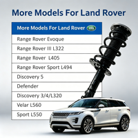 Nouvel amortisseur avant à suspension pneumatique FULES de haute qualité sans électricité pour Land Rover Range Rover Sport L320 (2010-2013)