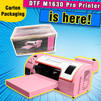 Nouvelle Offre Spéciale aux états-unis WarehouseA3 taille haute qualité Bbtransfer M1630pro imprimante DTF rose avec tête d'impression F1080/xp600