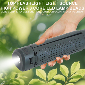 Đèn cắm trại có thể gập lại với chân đế dạng ống lồng Đèn LED làm việc 3 tấm & đèn pin kết hợp Đèn tiện ích ngoài trời có thể sạc lại - Product Image 3