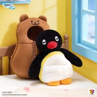 Vente en gros de boîtes mystères authentiques X11 Série Pingu Pingouin, Pendentif en peluche MINI MEME, Adorables figurines décoratives, Cadeau adorable pour filles