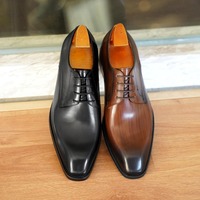 Zapatos de Vestir para Hombre de Alta Calidad, en Cuero PU, de Lujo, para Novio, Boda, Estilo Oxford, Formales