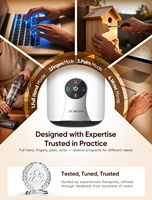 Appareil de massage des mains Healthpal Mini, rechargeable, à vibrations électriques, avec airbag pour les doigts, Shitasu, avec contrôle de la chaleur et de la compression, contrôle du temps