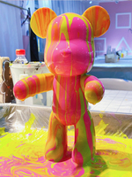 Figurine d'action en ABS de la marque Tide Bearbrick Basquiat de 7ème génération avec boîte, 70cm, 1000%