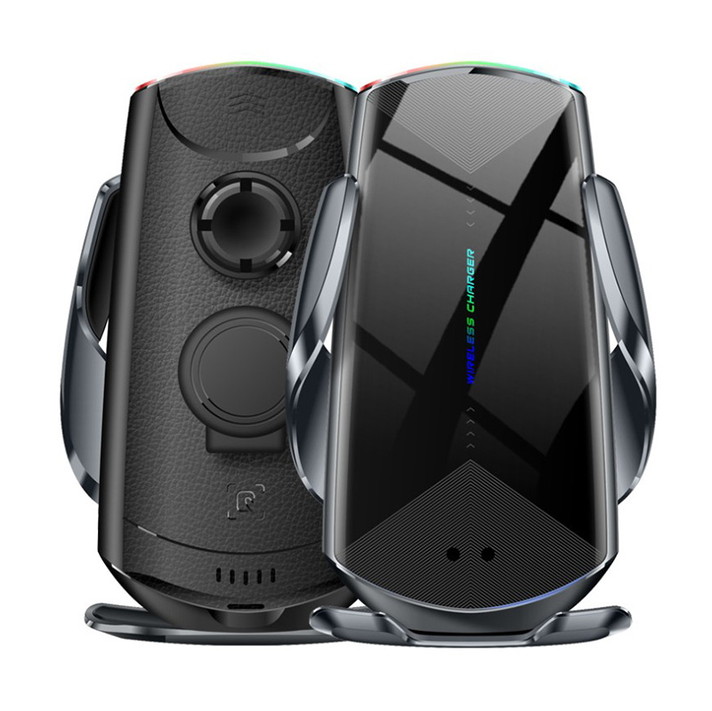 Беспроводное Автомобильное зарядное устройство, 10 Вт, автомобильное зарядное устройство, вращающийся на 360 градусов, с автоматическим зажимом, держатель для телефона на вентиляционное отверстие, автомобильное зарядное устройство