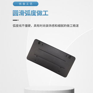 กรอบป้ายทะเบียนหน้ารถยนต์เมอร์เซเดส-เบนซ์ W166 GL GLS ระยะห่างรู 200 มม. แบบฝังพลาสติก รหัส 1668852881 - Product Image 3