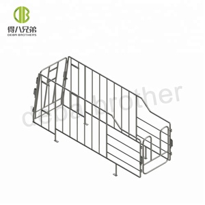 Offre Spéciale épaissir les cages différentes d'animaux de caisse de gestation de tuyau d'<span class=keywords><strong>acier</strong></span> pour la ferme de porc - Product Image 1
