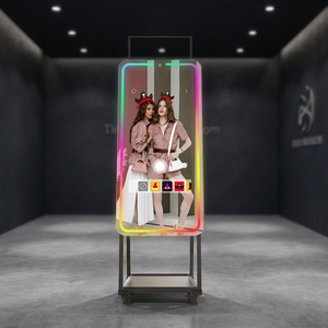 Kiosque photo miroir intelligent avec filtres IA, fonctionnement sans contact, origine américaine, compatible avec d'autres appareils pour événements d'entreprise - Product Image 2