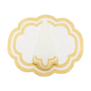 Sets de table et serviettes en coton vintage respirants avec couleur personnalisée, style moderne à carreaux, pour la maison, l'extérieur, les mariages, motif de logo personnalisé - Product Image 6