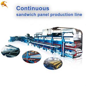 خط إنتاج الألواح العازلة ساندويتش من البولي يوريثان (PU) | آلة تصنيع مواد البناء والطوب الإنشائي - Product Image 1