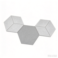 Panneaux acoustiques en fibre de polyester PET haute densité, ignifuges, insonorisants, panneaux acoustiques PET simples pour solution acoustique