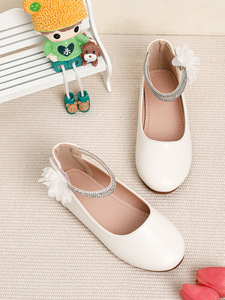 Nuevo Diseño de Zapatos Planos de Vestir para Niñas, Estilo Retro con Punta Redonda, de Gamuza, para Otoño, para Estudiantes - Product Image 4