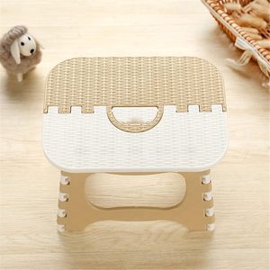 In the Trend TY-0711-304 Thick Foldable Plastic <b>Stool</b> Khaki/Green 900g Portable for Shoe Changing Outdoor Fishing Stall Use - Product Image 3