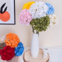 Penjualan Langsung Pabrik Batang Bunga Hydrangea Buatan Sutra Putih untuk Dekorasi Pernikahan, Acara, dan Pesta di Rumah