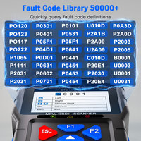 Nuevo Escáner Avanzado Jfind JF700 Pro OBD2 y Probador de Batería 2 en 1, Herramienta de Diagnóstico Automotriz con Modo 6, Modo 8 e Impresión en la Nube