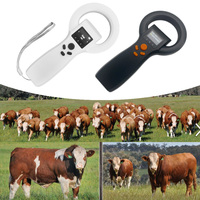 Lector de Microchip RFID NLIS NAIT 134.2khz FDX-BHDX/FDXA, Escáner de Identificación Animal ISO, Distancia de Lectura de 30mm para Bovinos/Ganado