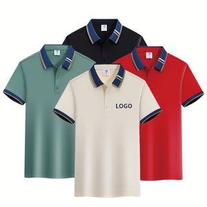 Polo de Diseño Personalizado con Cuello, Manga Corta, para Golf y Deportes, Anti-Pilling, Lujoso, Transpirable y Cómodo - Product Image 1