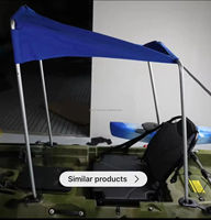 Auvent de chaise de bateau kayak Yonk, portable et pliable pour l'été, le bateau et le camping