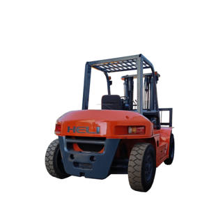 Chariot élévateur à fourche mini chinois de haute qualité, 7 tonnes, moteur diesel, hauteur de levage de 4,5 m, garantie d'un an, neuf et d'occasion, vente chaude - Product Image 1