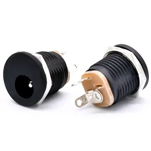 DC power socket dc022 female / jack / Waterproof connector dc-022 5.5x2.1mm 5.5x2.5mm 5.5mm 55 21 25 5521 5525 5.5 2.1 2.5