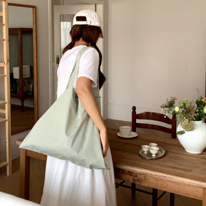 Bolsa de Compras de Lona para Mujer, Gran Capacidad, Bolsa de Hombro de Playa, Patrón de Letras, Estilo <span class=keywords><strong>Coreano</strong></span>, Estudiante, Ocio, Viajes - Product Image 3