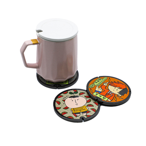 Posavasos Metálicos con Personajes de Dibujos Animados en Relieve, Posavasos de Anime, Posavasos para Tazas de Café, Venta al Por Mayor - Product Image 5