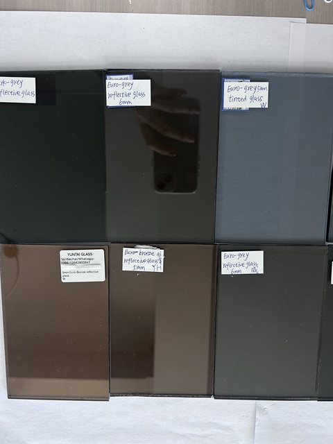 Tinted Tempered Glass Industrial Curtain Wall Roofing Panels 10mm Thick M2 Price