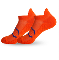 Chaussettes de sport pour hommes Absorbant la sueur Résistant à l'usure Massage des pieds Course à pied Fitness Compression Chaussettes courtes à la cheville Chaussettes de fitness