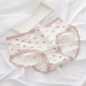 Culotte en <span class=keywords><strong>dentelle</strong></span> transparente Offre Spéciale rose à pois <span class=keywords><strong>taille</strong></span> respirante slips pour femmes - Product Image 1