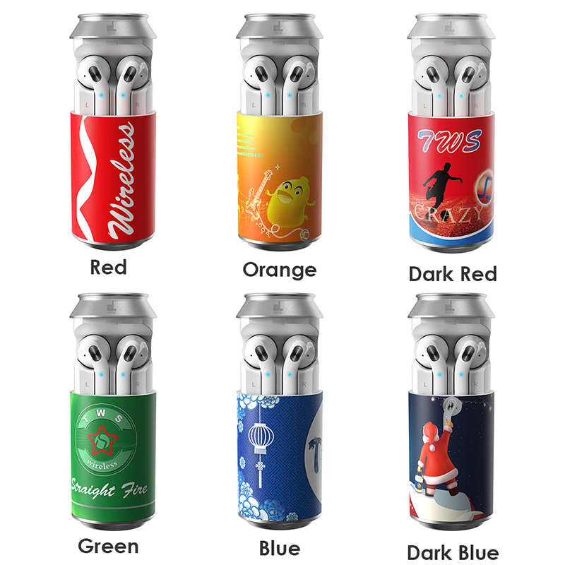 Wholesale cola cans Waterproof IPX3  tws Wireless earphone & headphone & accessories