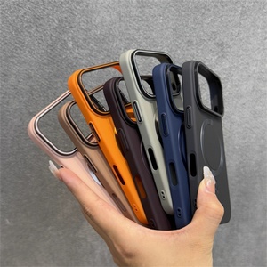 เคสโทรศัพท์มือถือแบบแม่เหล็กด้าน รุ่นแฟชั่น สำหรับ iPhone 17 12 13 14 15 16 Pro Max Plus รองรับการชาร์จไร้สาย ป้องกันแรงกระแทก ฝาหลังแข็ง - Product Image 6
