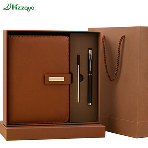 <span class=keywords><strong>2026</strong></span>年热销促销商务A5 PU皮革笔记本带笔USB闪存盘定制徽标豪华公司企业礼品盒套装 - Product Image 5