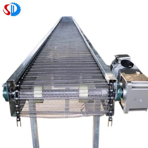 Şanzıman için gıda sınıfı paslanmaz çelik <span class=keywords><strong>Spiral</strong></span> tel örgülü konveyör konveyörler - Product Image 2