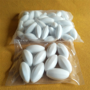 Equipo de <span class=keywords><strong>laboratorio</strong></span> Cilindro Barra agitadora Magnética Ptfe Barra agitadora magnética Revestimiento blanco Varilla agitadora magnética - Product Image 4