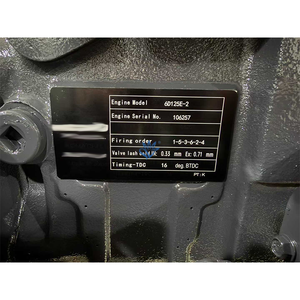 Ensemble moteur diesel 6D125-2 SAA6D125E-2 6D125E-2 compatible avec les excavatrices PC400-6 PC450-6, pièces de rechange en stock pour Komatsu - Product Image 1