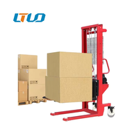 Nouveau Chariot Élévateur Manuel Hydraulique Compact Chinois à Vendre, Capacité 1 Tonne, Idéal pour Sols Intérieurs, Restaurants et Commerce de Détail