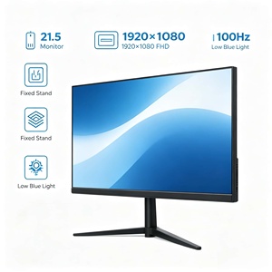 <span class=keywords><strong>Monitor</strong></span> <span class=keywords><strong>per</strong></span> <span class=keywords><strong>Computer</strong></span> da 21,5 Pollici FHD 1080P 100Hz con Supporto <span class=keywords><strong>Fisso</strong></span>, Cornice Ultra Sottile <span class=keywords><strong>per</strong></span> Ufficio, Casa e Studio - Product Image 2