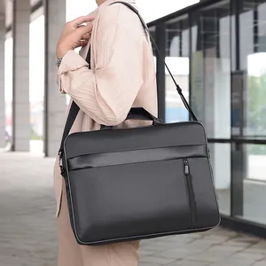 लैपटॉप बैग फैक्टरी बिक्री व्यवसाय शोल्डर बैग क्रॉसबॉडी 14 इंच-15.6 इंच सरल फैशन ब्रीफकेस ऑफिस लैपटॉप बैग के साथ