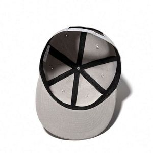 Wholesale Custom 6-Panel <b>Flat</b> Brim Baseball Snapback Caps New Plain Sports OEM Promotional <b>Hats</b> Embroidered Logo Business - Product Image 5