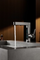 Robinet mitigeur thermostatique de lavabo de salle de bain en laiton, monotrou, à capteur tactile et affichage LED, multifonctionnel et moderne, modèle 2026