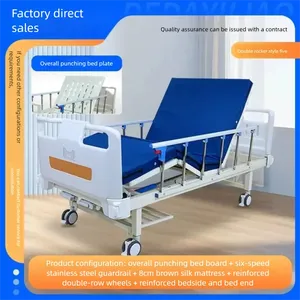 <span class=keywords><strong>Lit</strong></span> médical manuel en métal pour soins aux personnes âgées avec tête et <span class=keywords><strong>pied</strong></span> <span class=keywords><strong>de</strong></span> <span class=keywords><strong>lit</strong></span> amovibles - Product Image 4